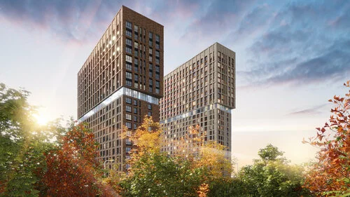 ЖК «Роща». Травертин